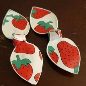 Strawberry Hair Clips (Set of 2)